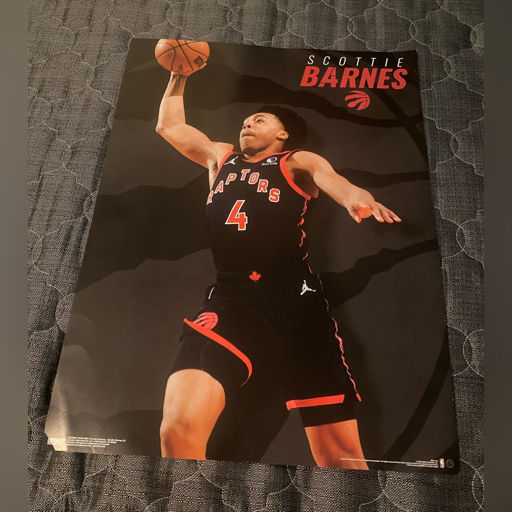 Raptors Scottie Barnes NBA Poster